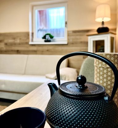 Wohnküche mit Essbereich für 4 Personen